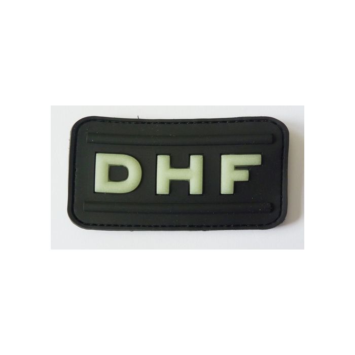 Rubber Patch DHF - Nachtleuchtend - Nr. 9056