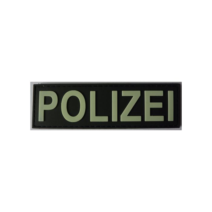 Rubber Patch POLIZEI - Nachtleuchtend