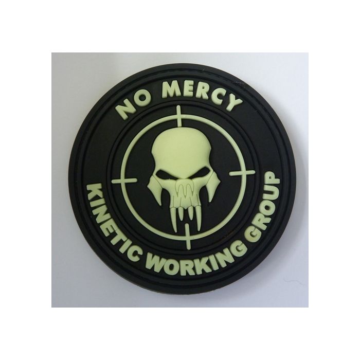 Rubber Patch NO MERCY - Nachtleuchtend - Nr. 9074
