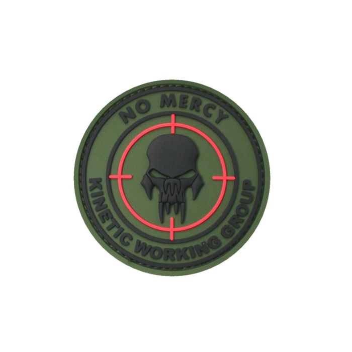 Rubber Patch NO MERCY - KINETIC WORKING GROUP SWAT - Nr. 9075