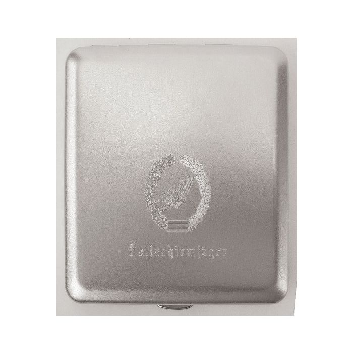 Zigarettenetui "Fallschirmjäger" - Metall-Etui mit Gravur - Nr. BW4032