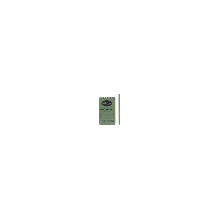 Wasserfester Meldeblock, klein (75 x 130 mm) - Nr. BW4112