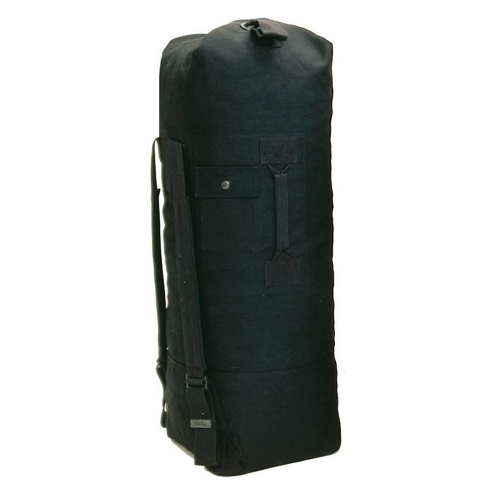 US Seesack - Farbe Schwarz - mit Doppelgurt Cotton - Nr. BW4440