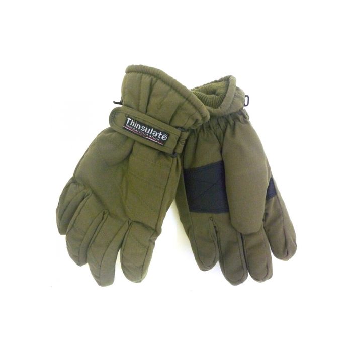 Bundeswehr Handschuhe Olivgrün - mit Verstärkte Handinnenfläche - Verstellbarer Klettverschluss - Nr. BW4521