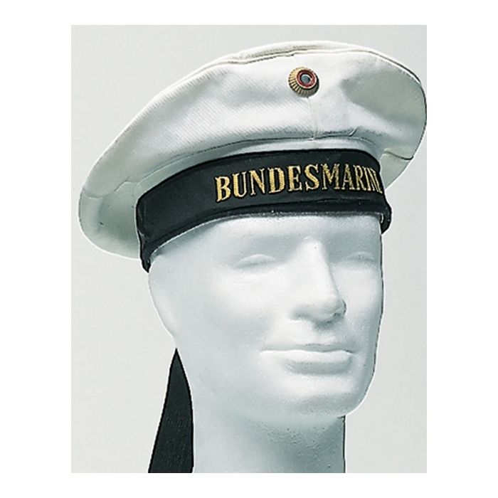 Bundeswehr Matrosenmütze - weiß mit Band (KL. GR.) - gebraucht - Nr. BW4572