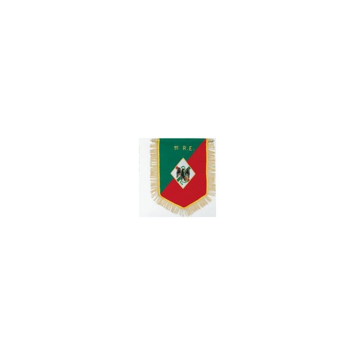 Legionswimpel 1er R.E. - gestickt in hochwertiger Qualität - Nr. FA0107