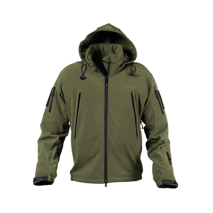 Softshelljacke mit Kapuze