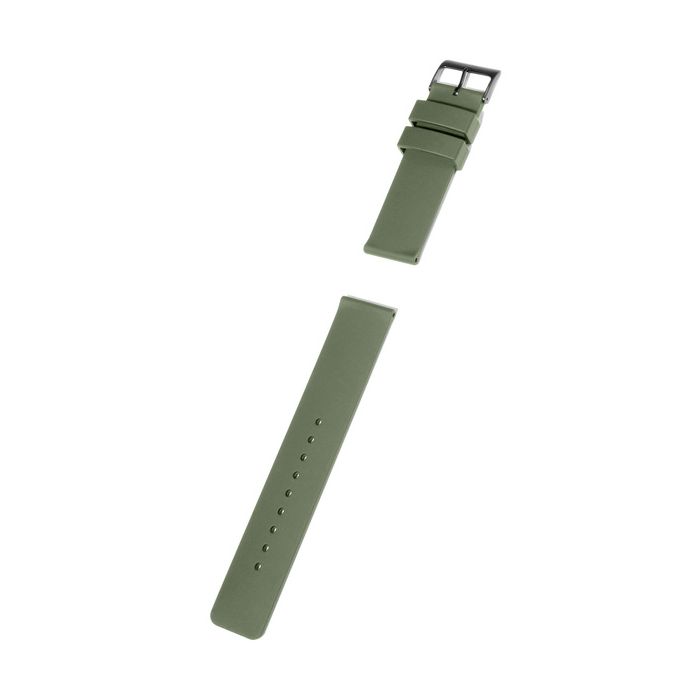 KHS Silikon-Uhrenarmband oliv 22mm KHS.EBSO.22