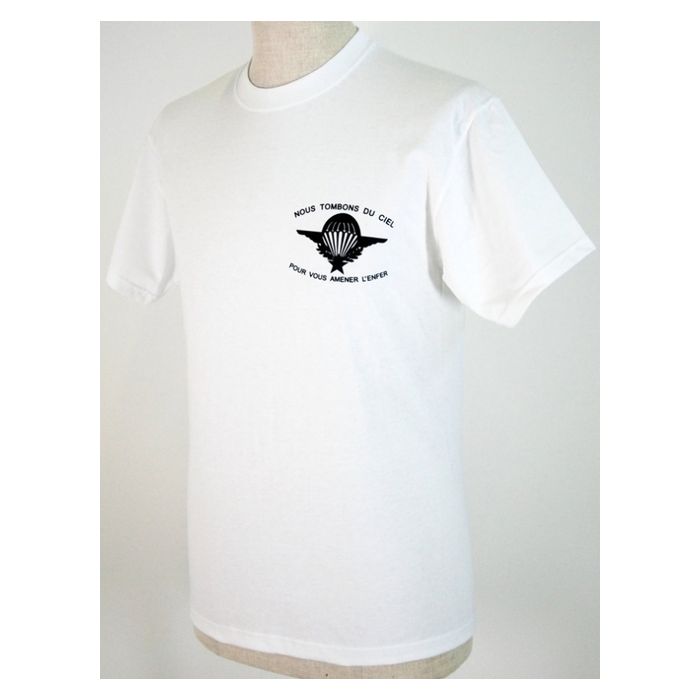 T-Shirt "Nous tombons du Ciel" - weiß