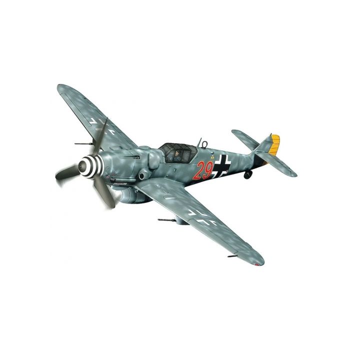 Jagdflugzeug German BF 109G-6 Red 29 - Maßstab 1:32 - Finland 1943 - Metallmodell - Nr. LW4140