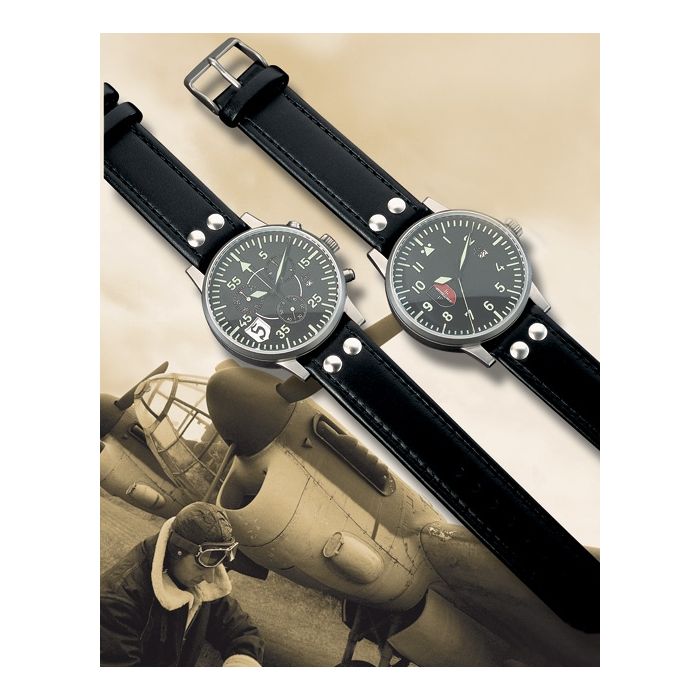 Pilotenuhr JAGDGESCHWADER 26-SCHLAGETER - Deutsche Luftwaffen-Uhren - Formschön und präzise - Nr. LW5957