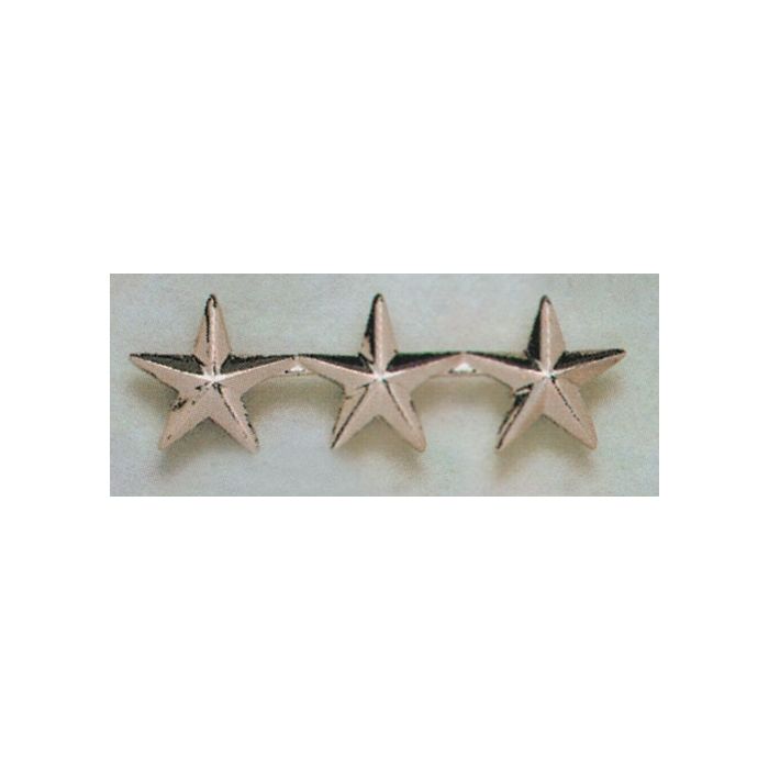 Dienstgradabzeichen - 3 Sterne - Original U.S. Abzeichen - Nr. M4834