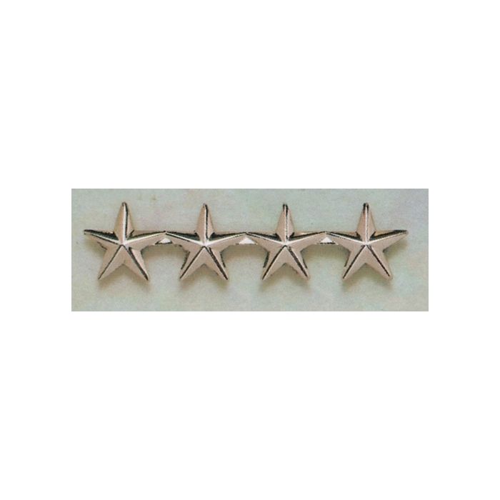 Dienstgradabzeichen - 4 Sterne - Original U.S. Abzeichen - Nr. M4835
