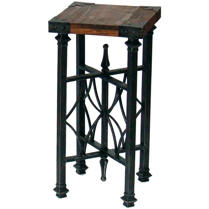 Abstelltisch 25,5 x 25,5 x 51 cm - aus Holz und Metall - Nr. MA4005