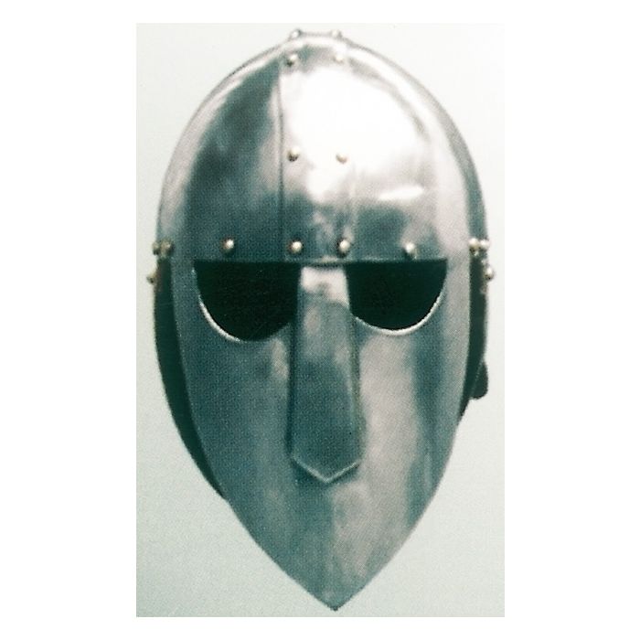 Wikinger Spangenhelm "Thor" - Schaukampftauglich - mit Nackenschutz, Wangenklappen, Vollgesichtsschutz - Nr. MA4525