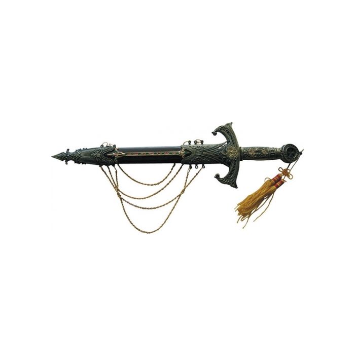 Kreuzritter-Dolch - REPRO - Historischer Dolch - Stahl mit Scheide, Länge: 40 cm - Nr. MA4758