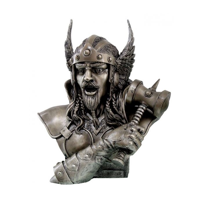 Wikinger - Thor - Gott des Donners - bronziert - 28cm - Nr. MA4830 