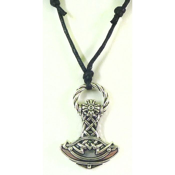 Thors Hammer (Halskette): Hammergröße 42mmx 30mm x5 mm. Kettenlänge 74 cm