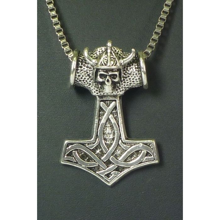 Thors Hammer Kettenanhänger XXL: 60cm x 40 x 23. Kettenlänge: 62 cm