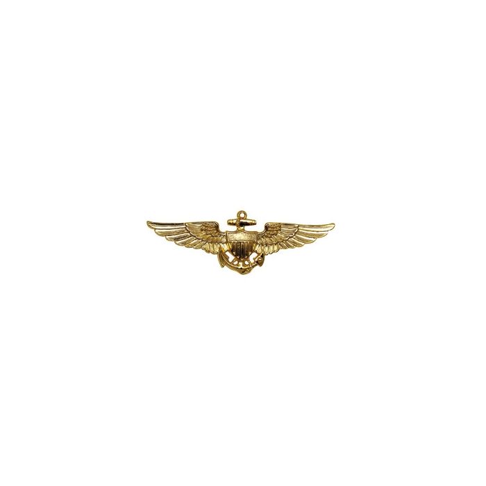 Navy Piloten Schwingen aus Metall - AVIATOR (PILOT) - Nr. NV4904