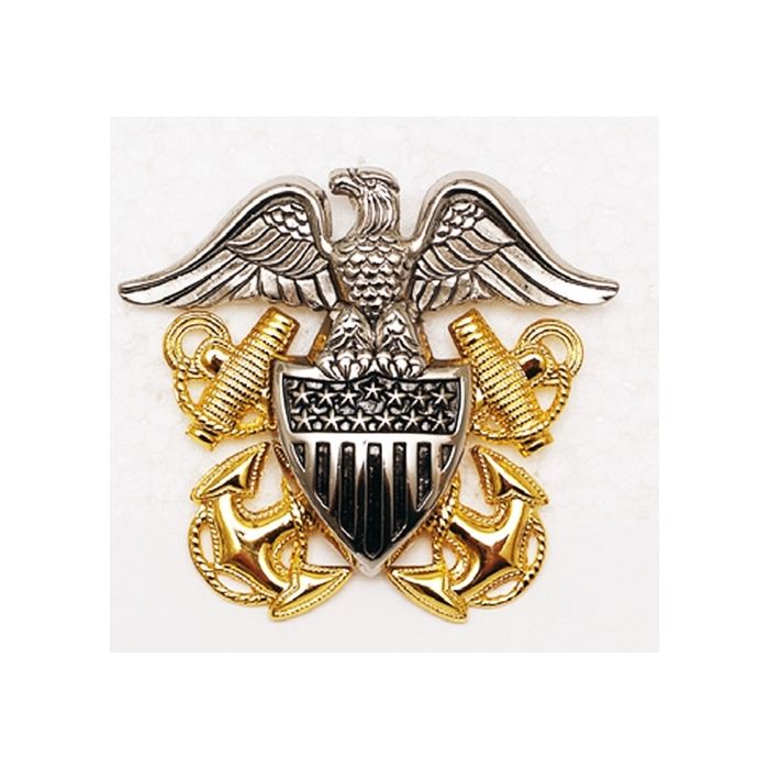 Original Mützenabzeichen für Offiziere der U.S. Marine - Nr. NV4920