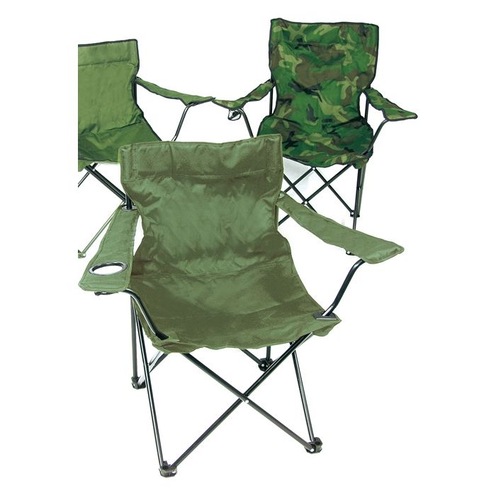 Klappstuhl - Farbe Grün - inklusive Packsack - Nr. OU4157