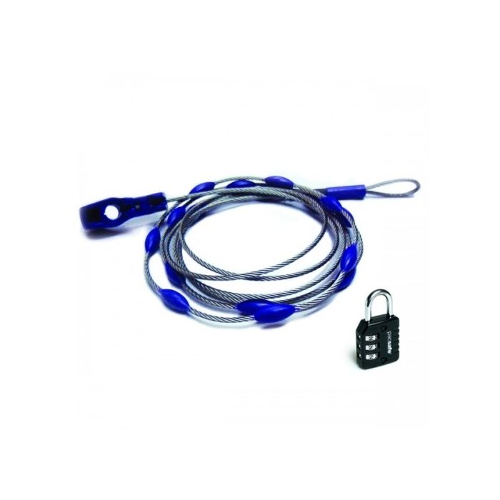 Pacsafe - WrapSafe™  Längenverstellbares Kabelschloß - Hochfestes Edelstahlkabel - Nr. OU4458