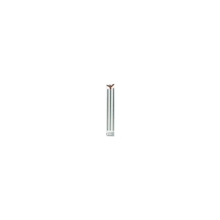 Fahnenstange - 180 cm - Silber mit goldfarbenem Adler - Nr. US4020