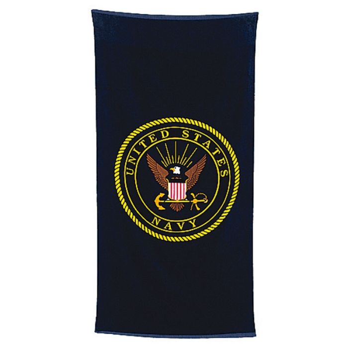 US Navy Badetuch - mit Front-Druck - 100% Baumwolle - 75x150cm - Nr. US4091