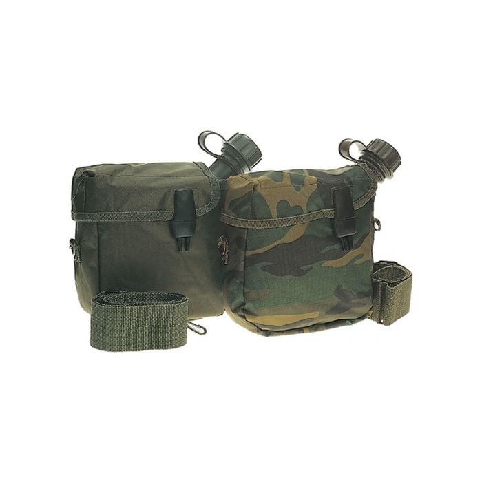 U.S. Feldflasche 2QT - OLIV - mit Hülle und Gurt - Nr. US4323