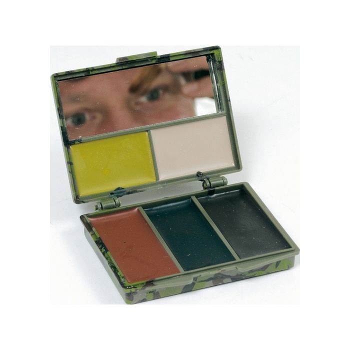 Tarnschminkset - mit Spiegel - 5 Farben - Nr. US4402