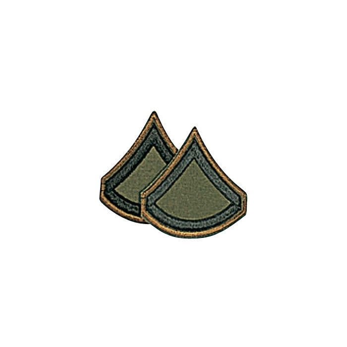 US Rangabzeichen - Private First Class - aus Stoff - Paarweise - Nr. US4831
