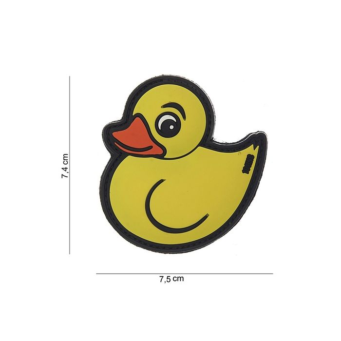 Rubber Patch " Ente " , 75 x 74 mm