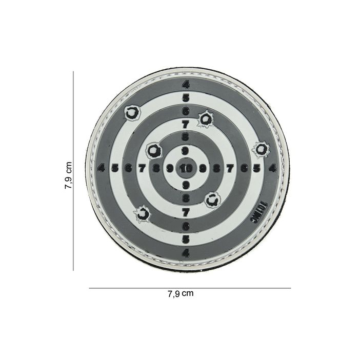 Rubber Patch "Zielscheibe" Größe: Ø 79 mm