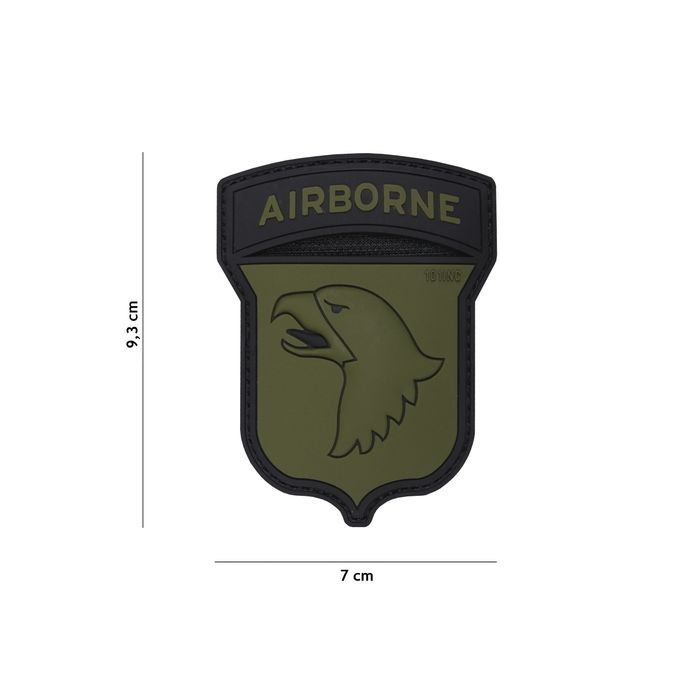 Rubber Patch " Airbourne " | Größe 70 x 93 mm