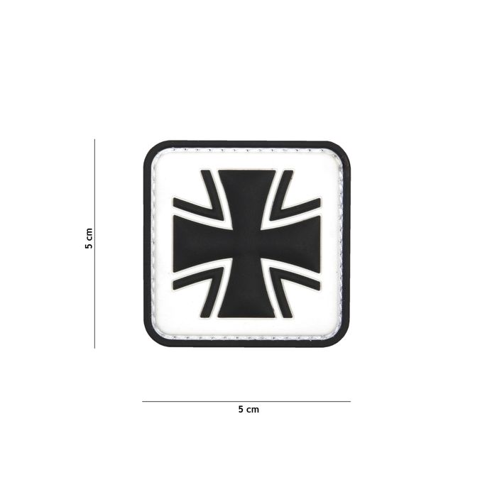Rubber Patch Bundeswehr-Kreuz in Gr. 5 x 5 cm