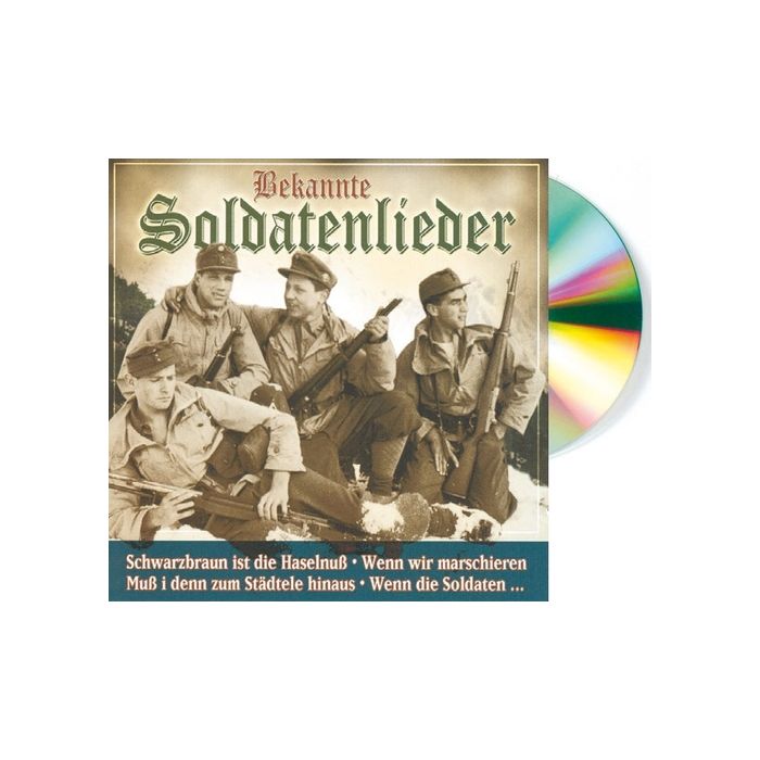 Bekannte Soldatenlieder Folge 1 - Der Soldatenchor und das grosse Blasorchester des Kameradschaftsbundes Frankfurt - Nr. WH4050