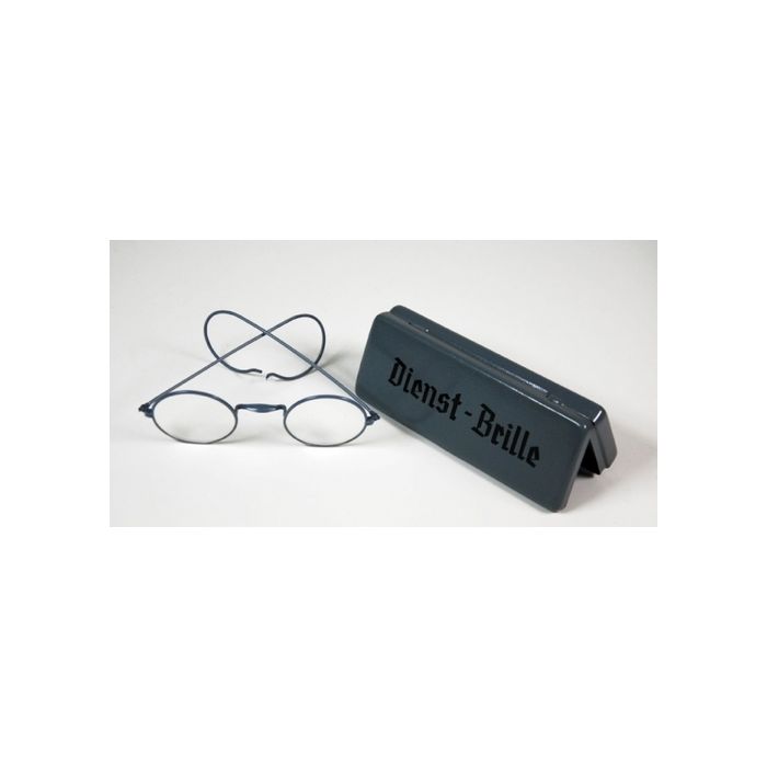 Dienstbrille - REPRO - mit Behälter aus Metall - Nr. WH4371