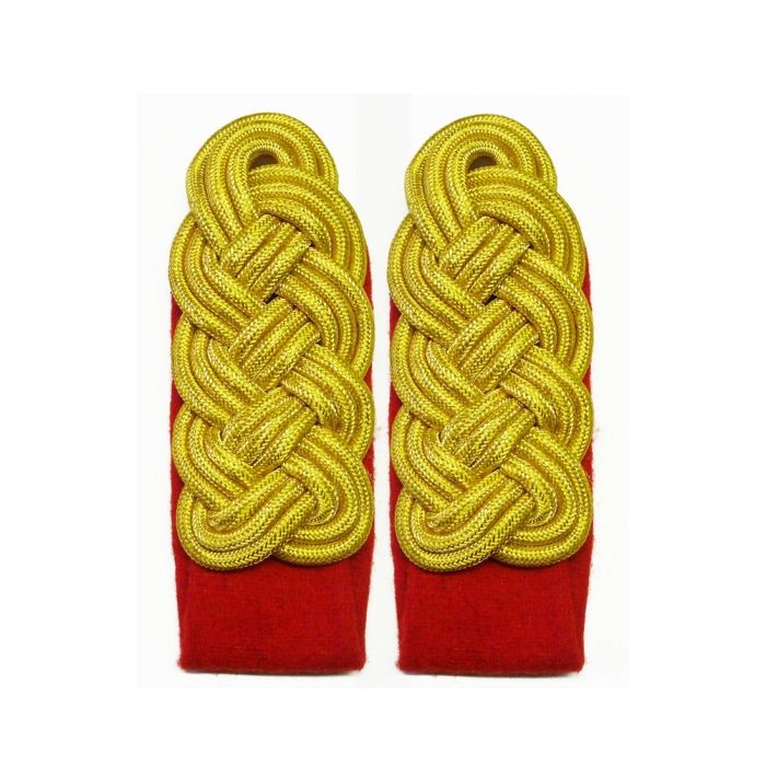 FELDMARSCHALL Schulterstücke auf Rot Deutsch - ohne Lasche - REPRO - Art. WH4850 