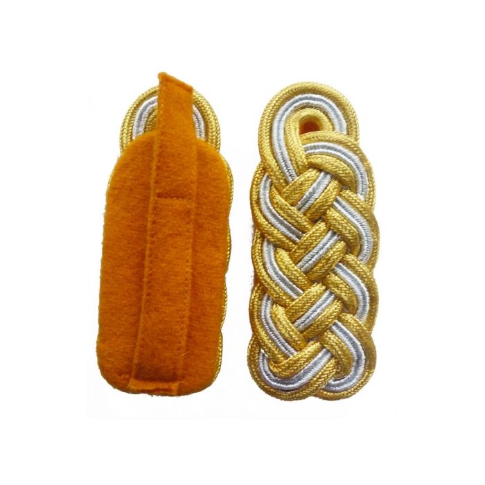 GENERAL Feldgendarmerie Schulterstücke Deutsch - mit Lasche - REPRO - Art. WH4863