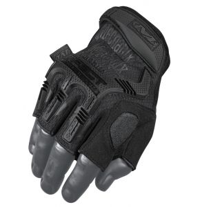 Handschuhe Mechanix M-Pact: Handinnenfläche: Lederimitat 60% Nylon, 40% Polyurethan und 82% Nylon, 18% Polyrethan. Handrücken:100% Elasthan mit Aufdruck aus thermoplastischem Kautschuk. Innenfutter: 100% Polyester