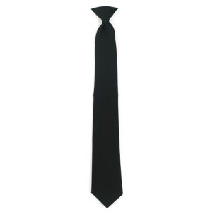 Krawatte schwarz mit Sicherheitsclip chwarz mit Sicherheitsclip 