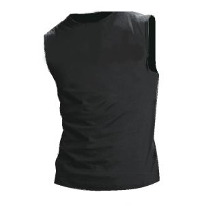 Sleeveless Shirt - schwarz 