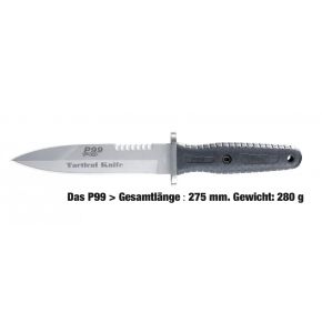 Taktisches Messer "Walther"  | Tactical Knife P99. Länge: 275 mm. 280 g