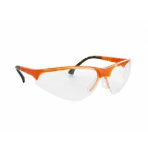 Terminator Brille Orange mit Klarglas - Ultramodernes Sport-Design - Nr. 7010