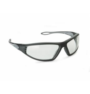 Endor Brille Anthrazit / Grau mit Klarglas - Leicht auswechselbare Sichtscheiben - Nr. 7018