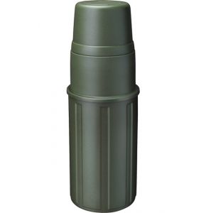 Isolierflasche 1,0 Liter - Doppelwandiger Edelstahl mit stabilem Kunststoffmantel - Nr. OU4761