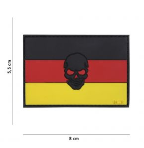 Rubber Patch Deutschland-Flagge  | 55x 80mm