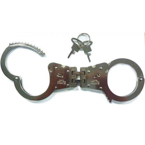 ENFORCER Handschellen Handfesseln Security Polizei Handcuffs Sicherheitsrille 