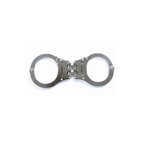 enforcer Handschellen Oversized Edelstahl Pin-Lock-Arretierung inkl 2 Schlüssel 
